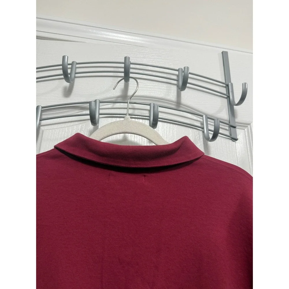 Banana Republic Mens Red Short Sleeve Collared Polo Shirt Size XL‎
